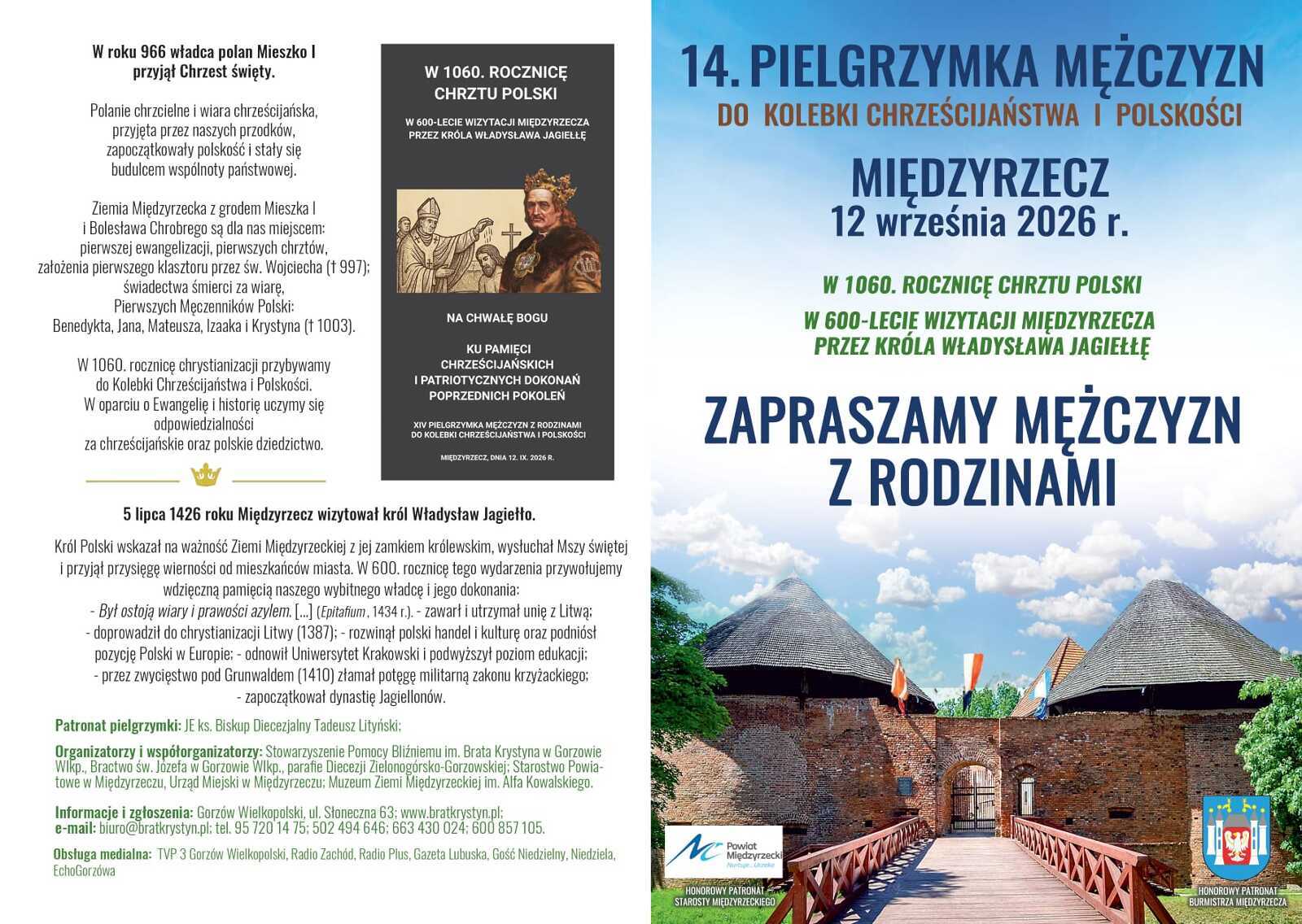 Pielgrzymka Mężczyzn ulotka