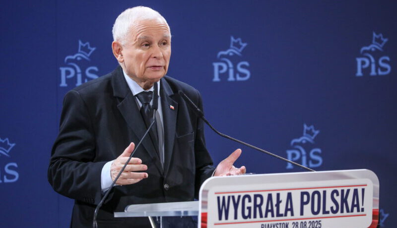 Kaczyński uderza w Konfederację: Mentzen „chce niegodnego i niesprawiedliwego” rozwarstwienia