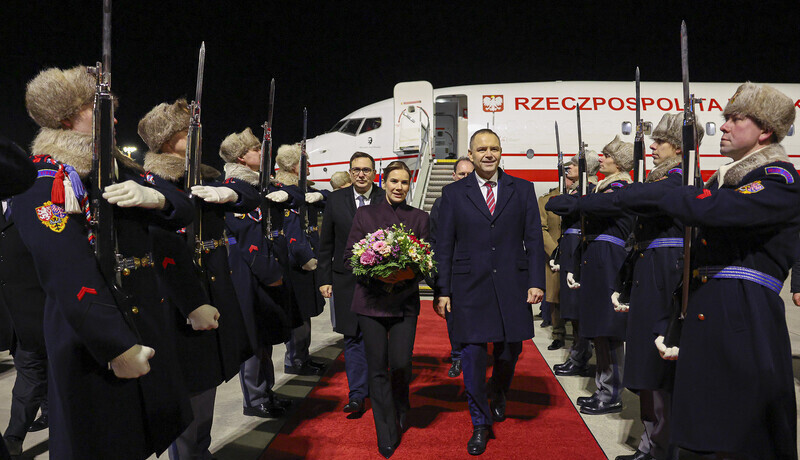 Prezydent Karol Nawrocki z małżonką z wizytą w Pradze