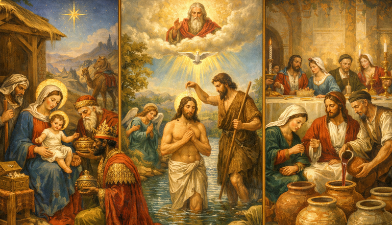 O potrójnym Objawieniu Chrystusa wspominanym w czasie Epifanii